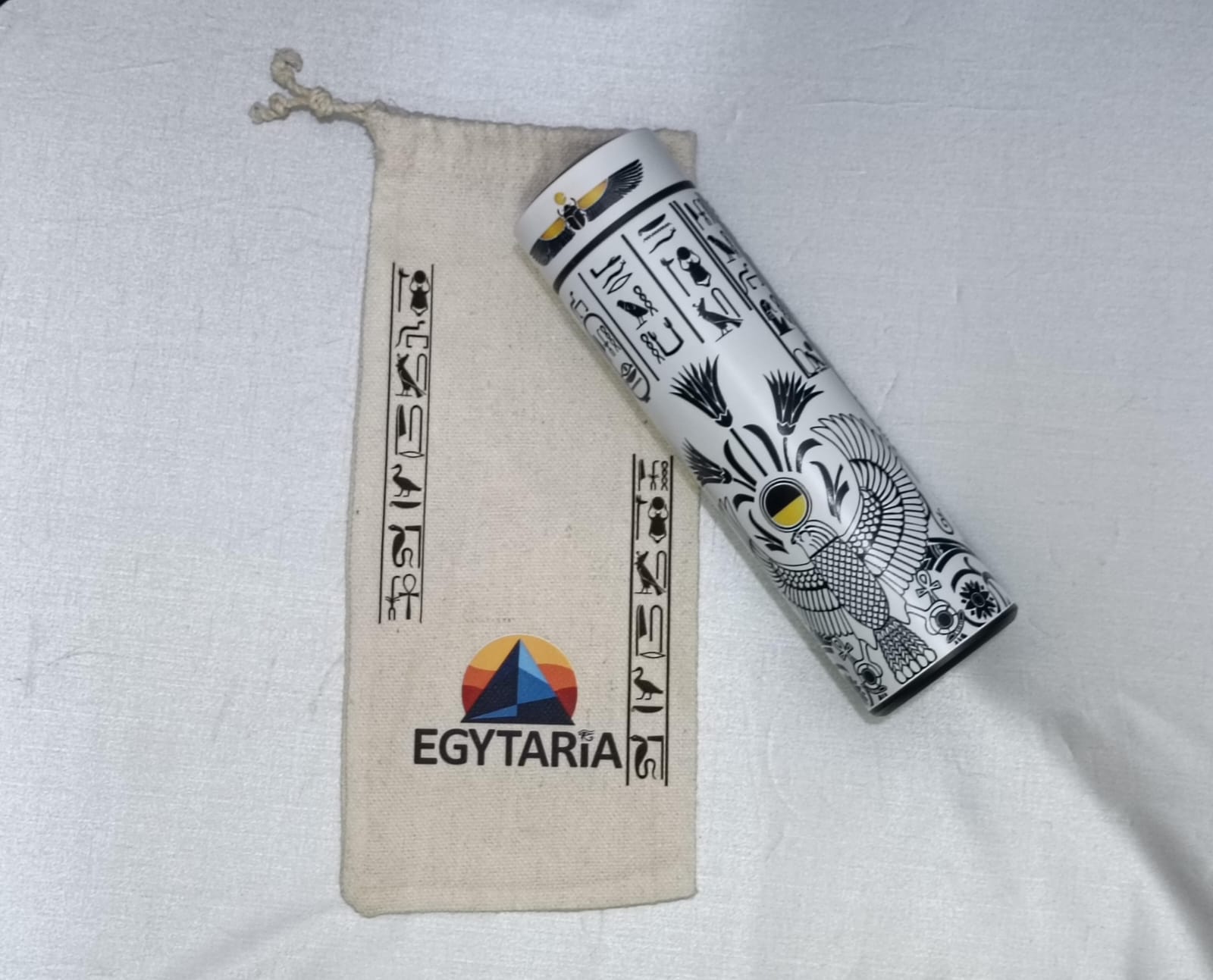 Winged Horus Travel Mug – Stainless Steel 500ml Tumbler