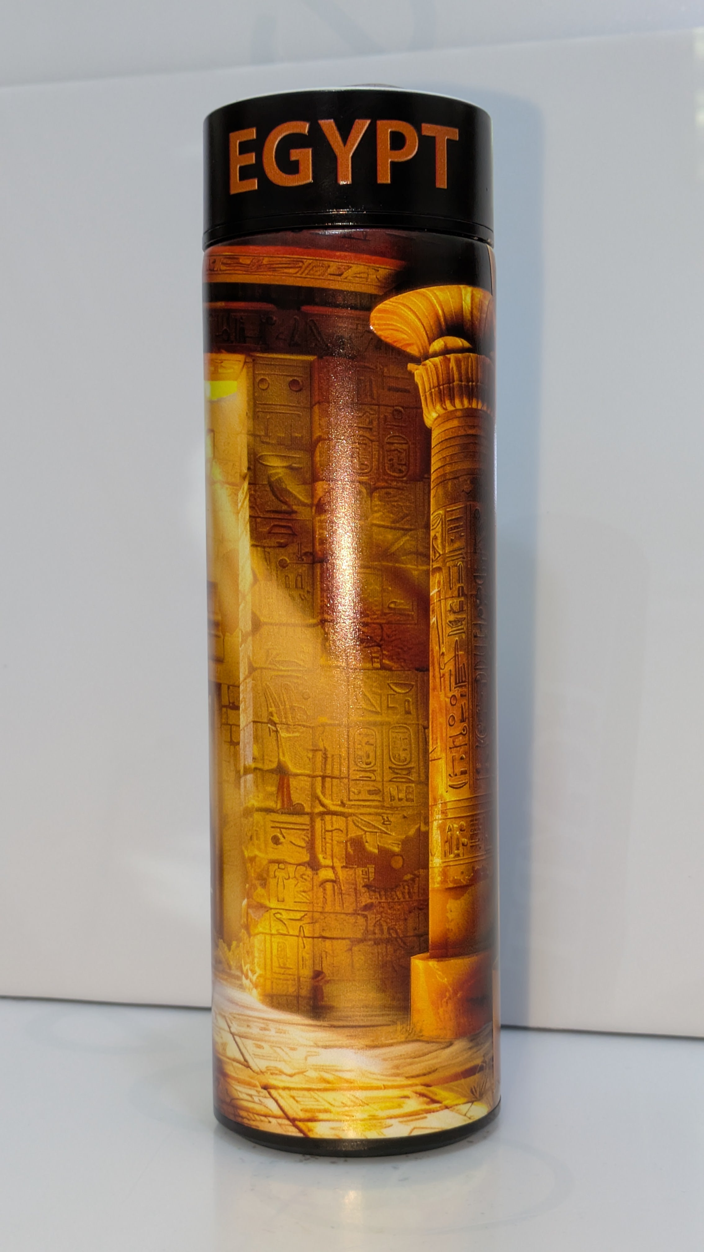 Egyptian Temple Travel Mug – Stainless Steel 500ml Tumbler